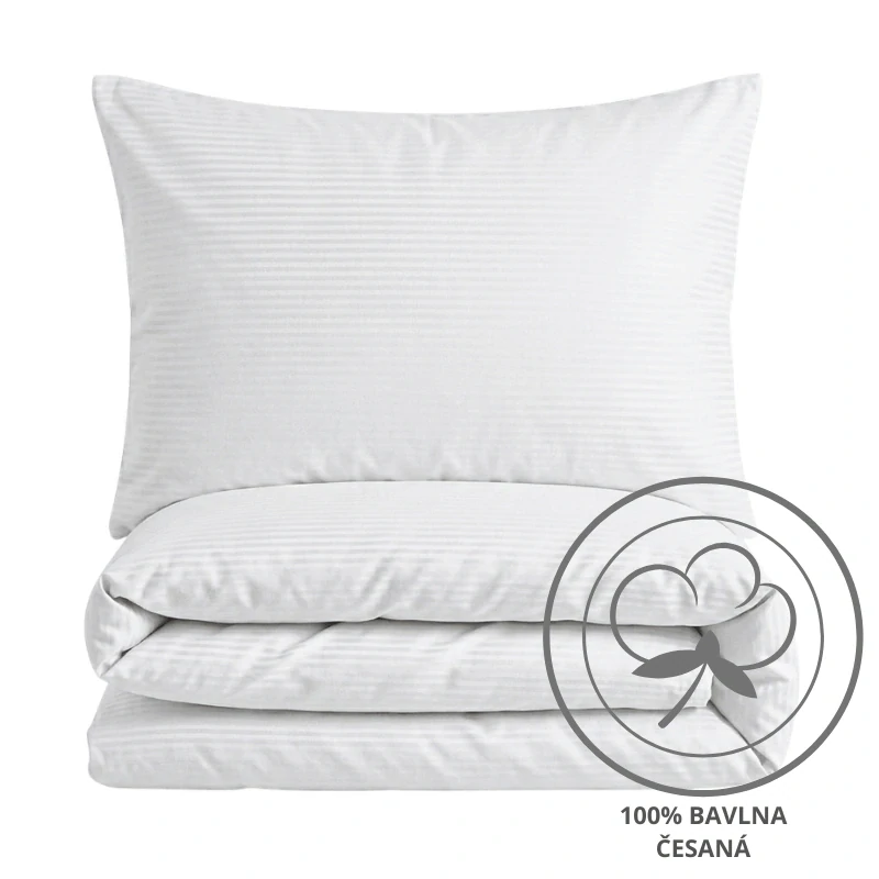 Povlečení AG Comfort 4 mm damašek 140x200, 70x90 cm