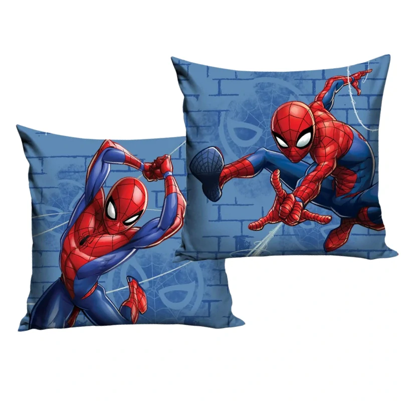 Polštářek Spiderman Akce v pavučinách 40x40 cm