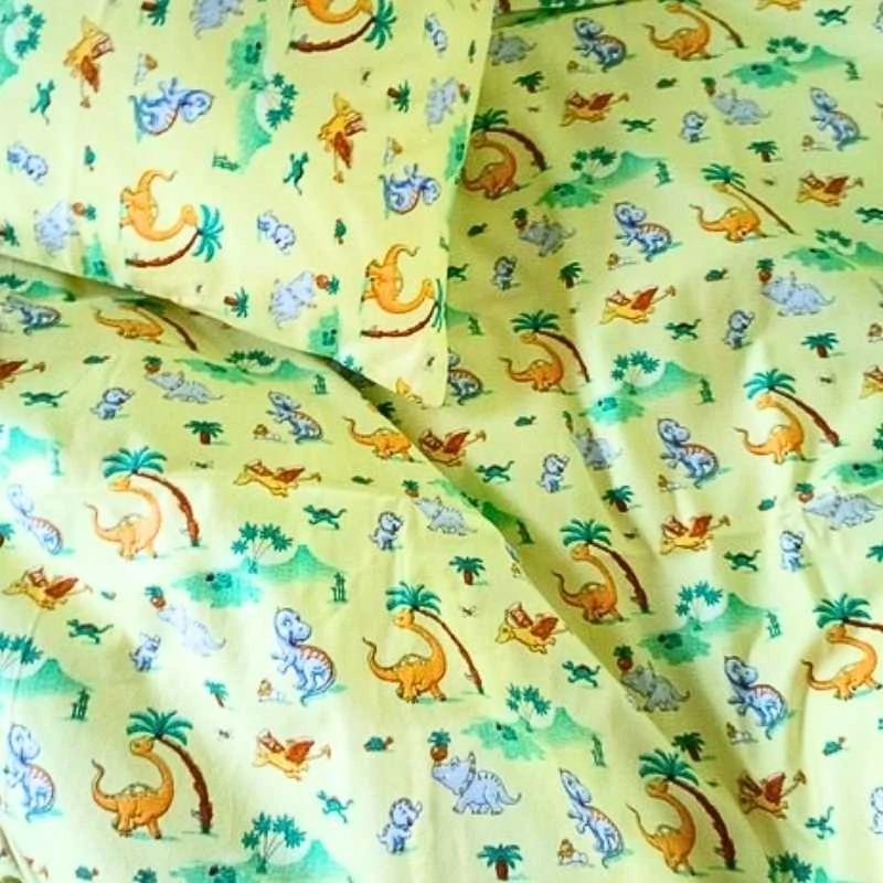 Tibex povlečení Dino bavlna 90x135, 40x60 cm