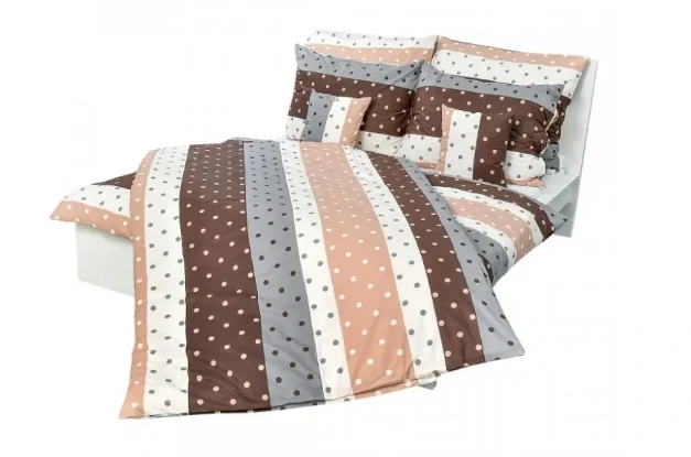 Stanex povlečení Agnes krep 140x220, 70x90 cm