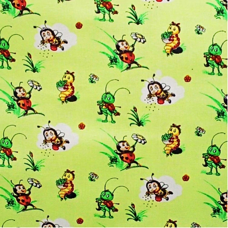 Tibex povlečení Broučci bavlna 90x135, 40x60 cm