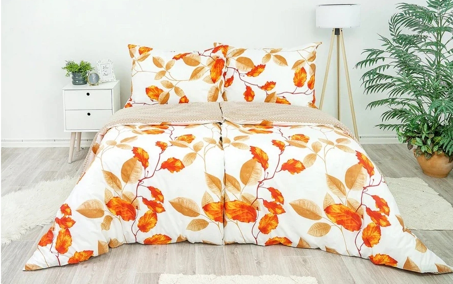 Stanex povlečení Podzim krep 140x220, 70x90 cm