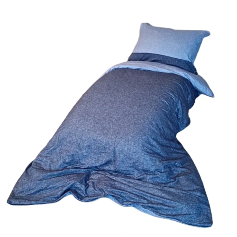 Margitex povlečení Marbella modrá flanel 135x200, 80x80 cm, II.jakost