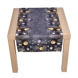 Vánoční ubrus Vánoční baňky 120x140 cm