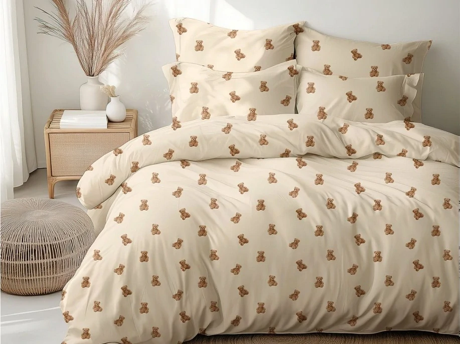 Stanex povlečení Medvídek bavlna 140x200, 70x90 cm
