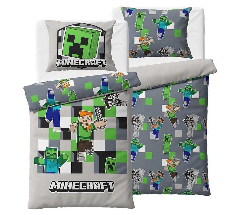 Povlečení Minecraft bavlna 140x200, 70x90 cm