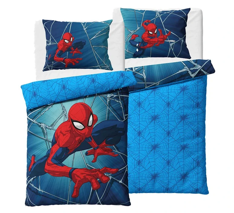 Povlečení Spiderman pavučina bavlna 140x200, 70x90 cm