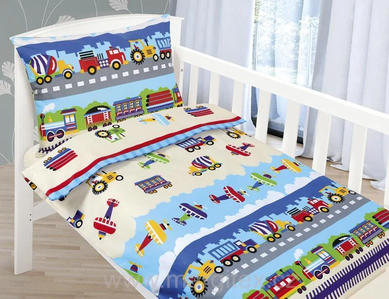 Bellatex povlečení Letadla bavlna 90x135, 40x60 cm