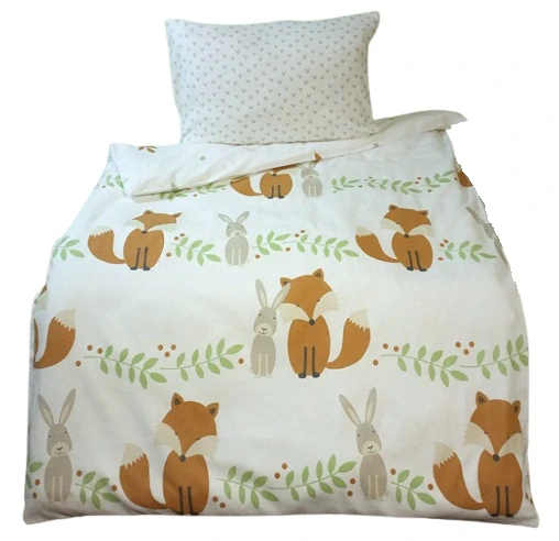 Margitex povlečení  Liška flanel 100x135, 40x60 cm II.jakost