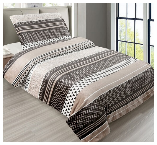 Tibex povlečení mikroflanel Antonio 140x200, 70x90 cm