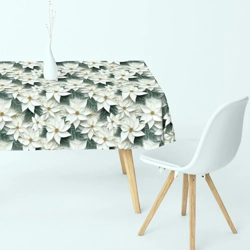 Vánoční ubrus Růže bílá 40x120 cm