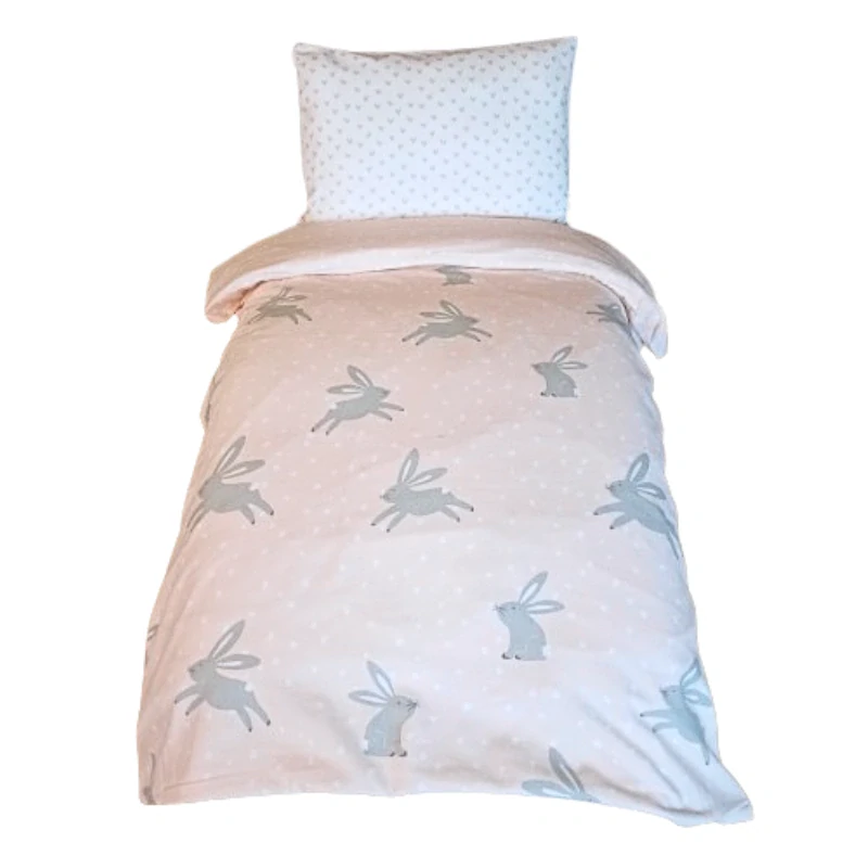 Margitex povlečení  Zajíc flanel 100x135, 40x60 cm