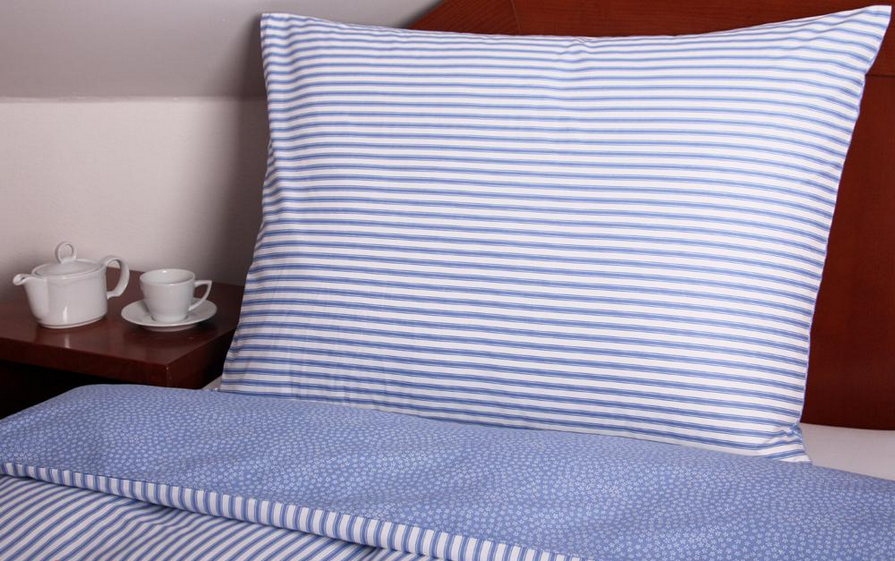 Tibex povlečení Kytička blankytná bavlna 140x200, 70x90 cm