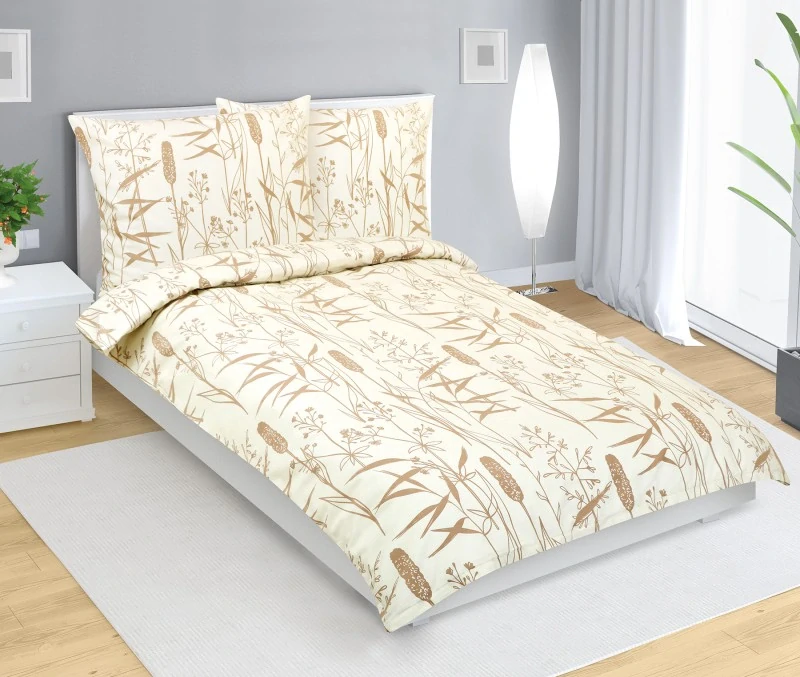 Bellatex povlečení Rákos flanel 140x200, 70x90 cm