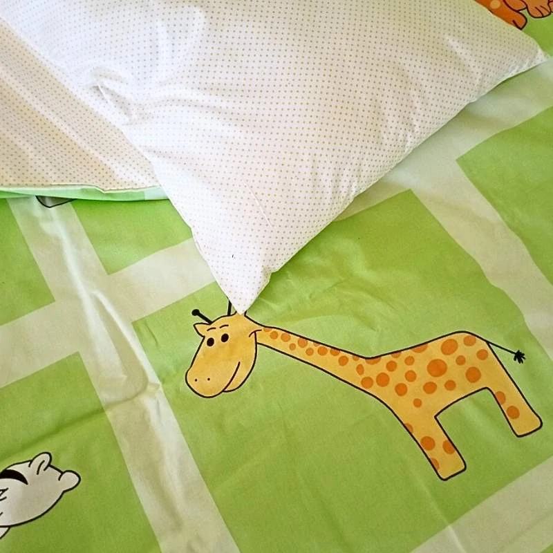 Margitex povlečení Safari zelené 100x135, 40x60 cm