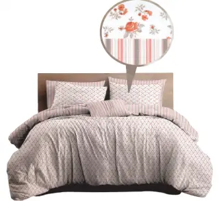 Tibex povlečení Rose bavlna percale 140x200, 70x90 cm