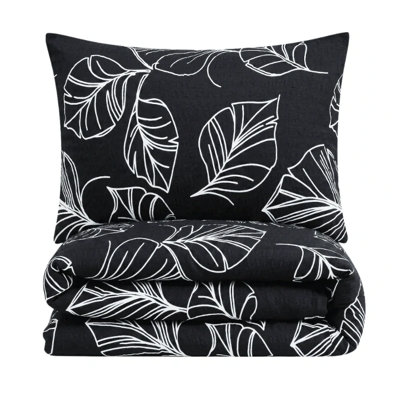 Stanex povlečení Listy krep 140x220,70x90 cm