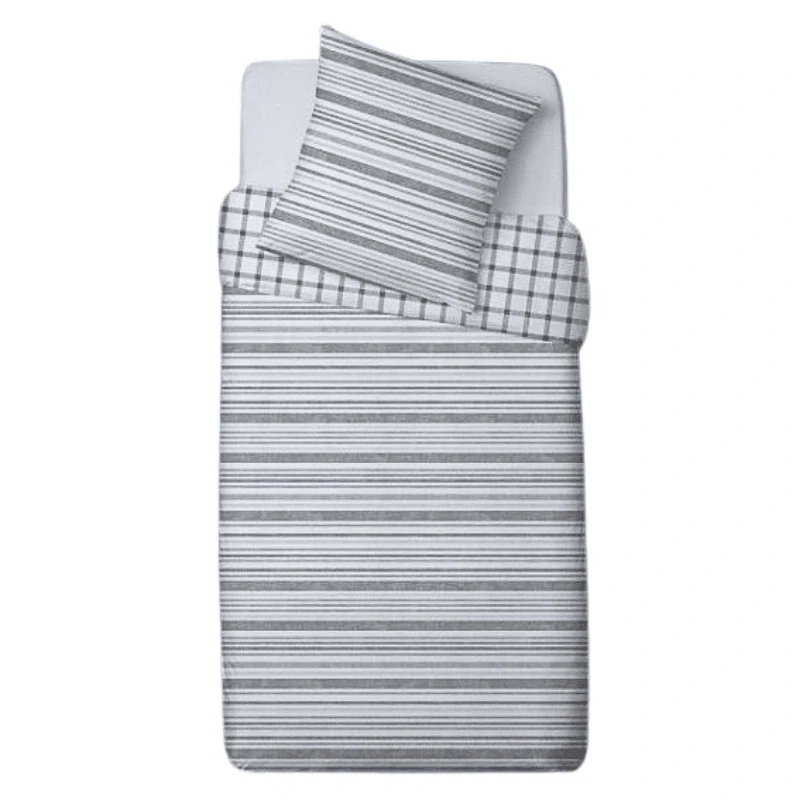 Povlečení Kostka šedá bavlna 140x220, 70x90 cm