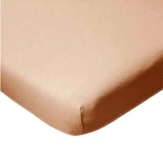 Tibex prostěradlo jersey Deluxe oříškové 