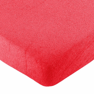 Tibex prostěradlo froté červené 90x200, 180x200 cm