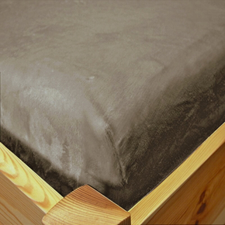 Bellatex prostěradlo Mikroflanel tmavě šedé 90x200 cm