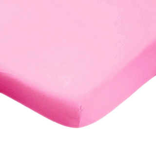 Dětské jersey prostěradlo tmavě růžové 60x120 cm