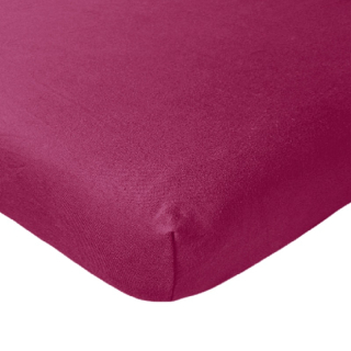 Dětské prostěradlo jersey vínové 60x120 cm