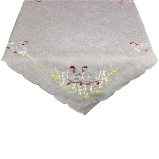Dekortextil ubrus Slepičky šedé