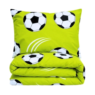 Bellatex povlečení Fotbal bavlna 140x200, 70x90 cm
