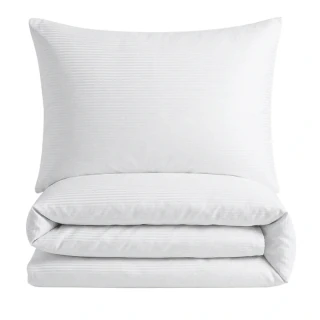 Margitex povlečení Ivory bílé 2mm damašek 135x200, 70x90 cm