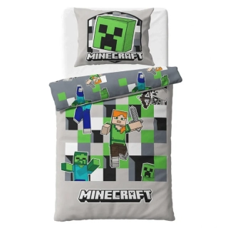 Povlečení Minecraft bavlna 140x200, 70x90 cm