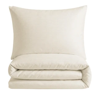 Margitex povlečení Ivory champagne 2mm damašek 135x200, 70x90 cm